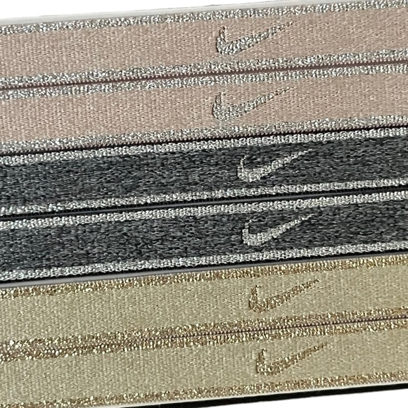 Nike Six Pack Metallic Headbands NEW! - Picture 4 of 10